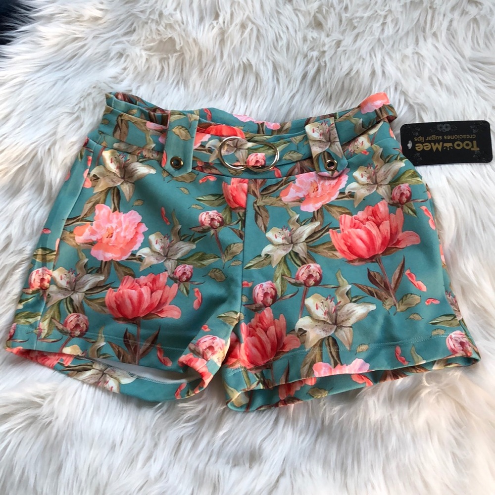 NWT floral print shorts
